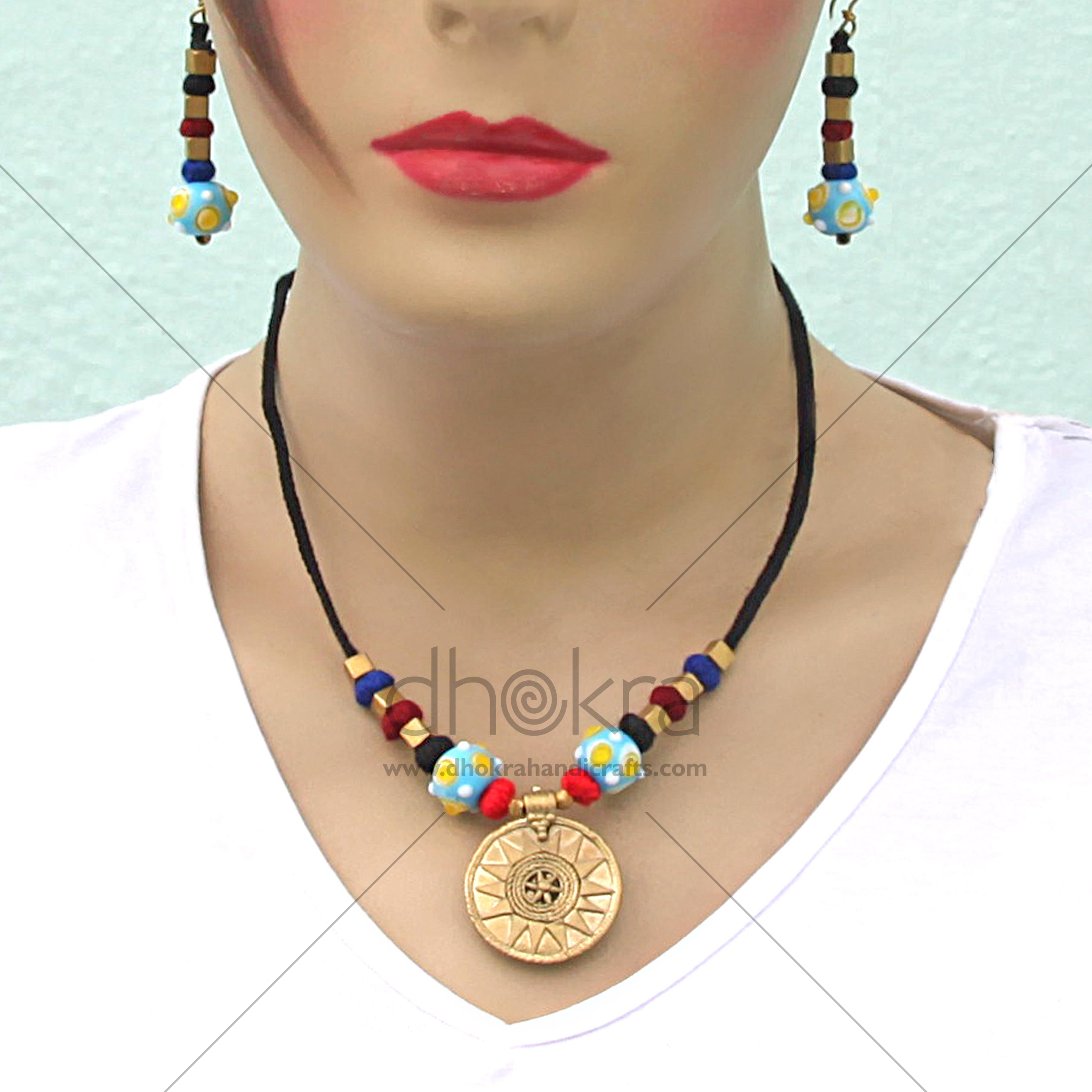 Dhokra Ahana Avanti Set | dhokra tribal jewellery | Dhokra